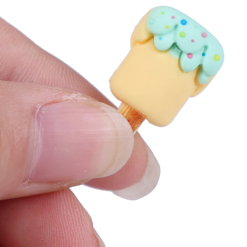 

5Pcs 1/12 1/6 Dollhouse Miniature Popsicle Ice Cream Dolls Kitchen Food