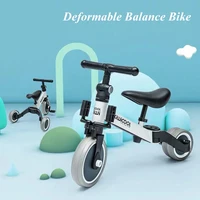 IMBABY Infant Trike 3-in-1 Children Scooter Newborn Foldable Balance Bike Ride On Toys 1-6 Years Bicycle Birthday Gift for Kids
