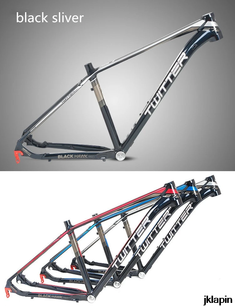 Черный Hawk Pro MTB горный велосипед рама из алюминиевого сплава XC внедорожная УФ наклейка 27,5/29 дюймов велосипедная Рама