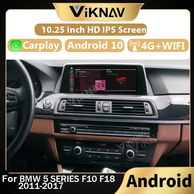 

Автомагнитола на Android для BMW 5 Series F10/F18 2011-2017, автомобильный DVD мультимедийный плеер с сенсорным экраном, стереомагнитофон, GPS-навигация