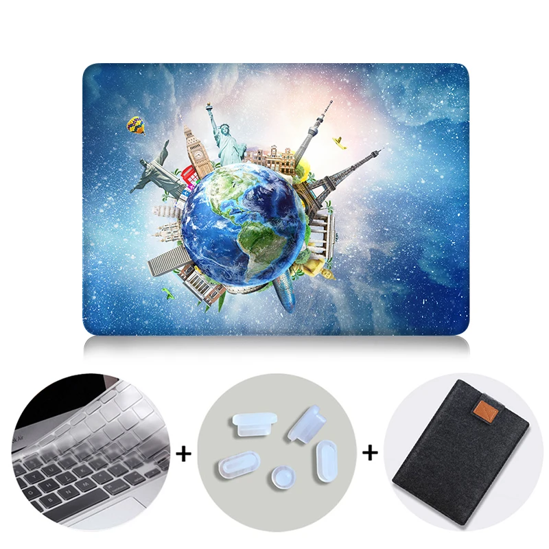 MB08 MTT чехол для Macbook Air 11 13 Pro 13 15 retina Funda Жесткий Чехол для mac book 13,3 15,4 12 дюймов с сенсорной панелью сумка для ноутбука - Цвет: MB08