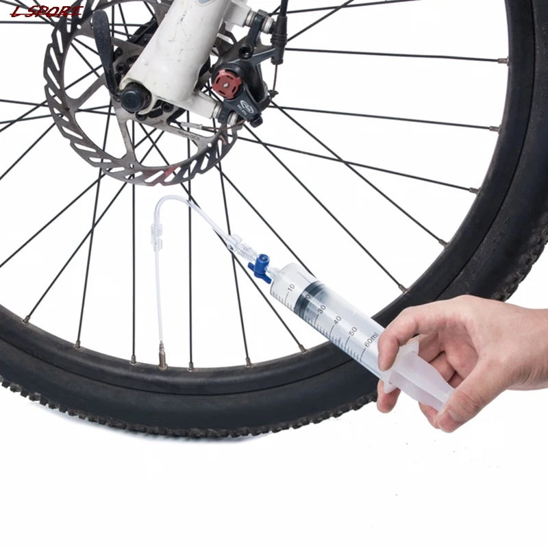 

Hot Bike Tubeless Sealant Injector With Valve Cap Valve Core Tool For Tubeless Tire