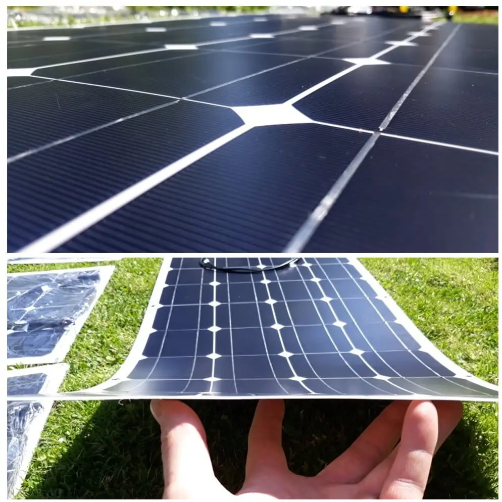 Монокристаллическая Гибкая солнечная энергетическая система 600 Вт 12 В 200 300