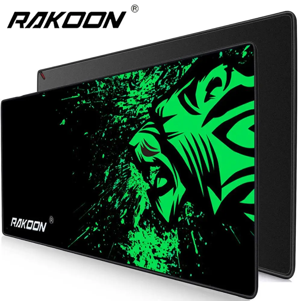 Игровой коврик для мыши большой геймер Компьютерная резиновая поверхность