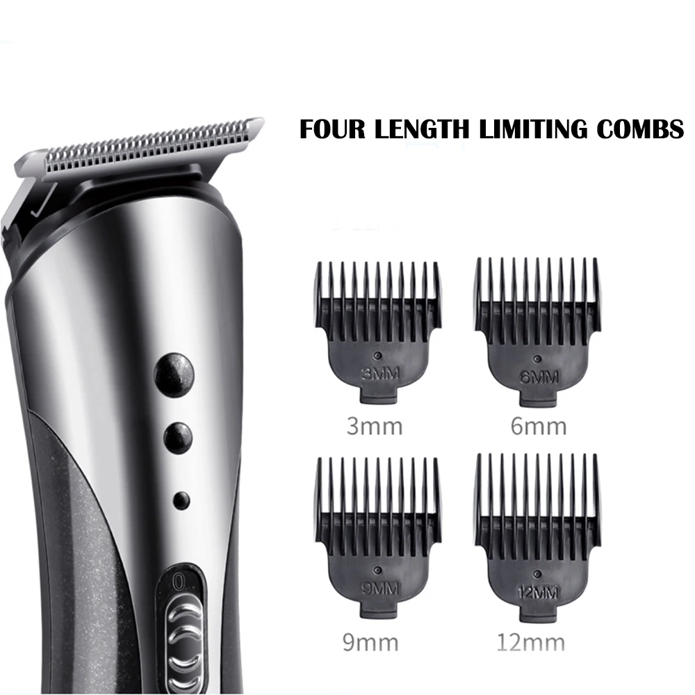 KEMEI все в 1 перезаряжаемая машинка для стрижки волос мужчин водонепроницаемая