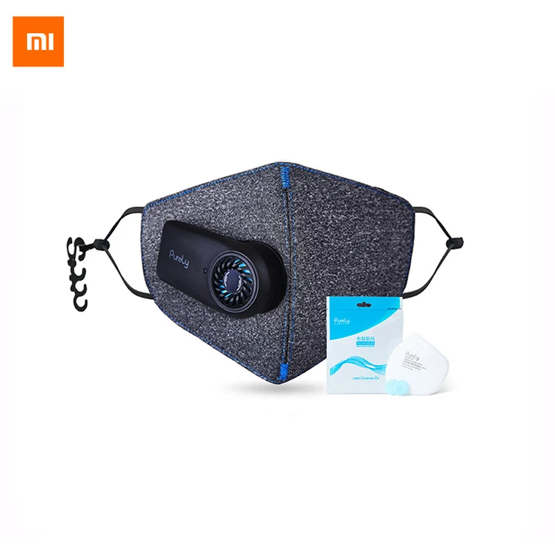 Оригинальный Xiaomi чисто анти-загрязнения воздуха маска с 550 мАч Battreies