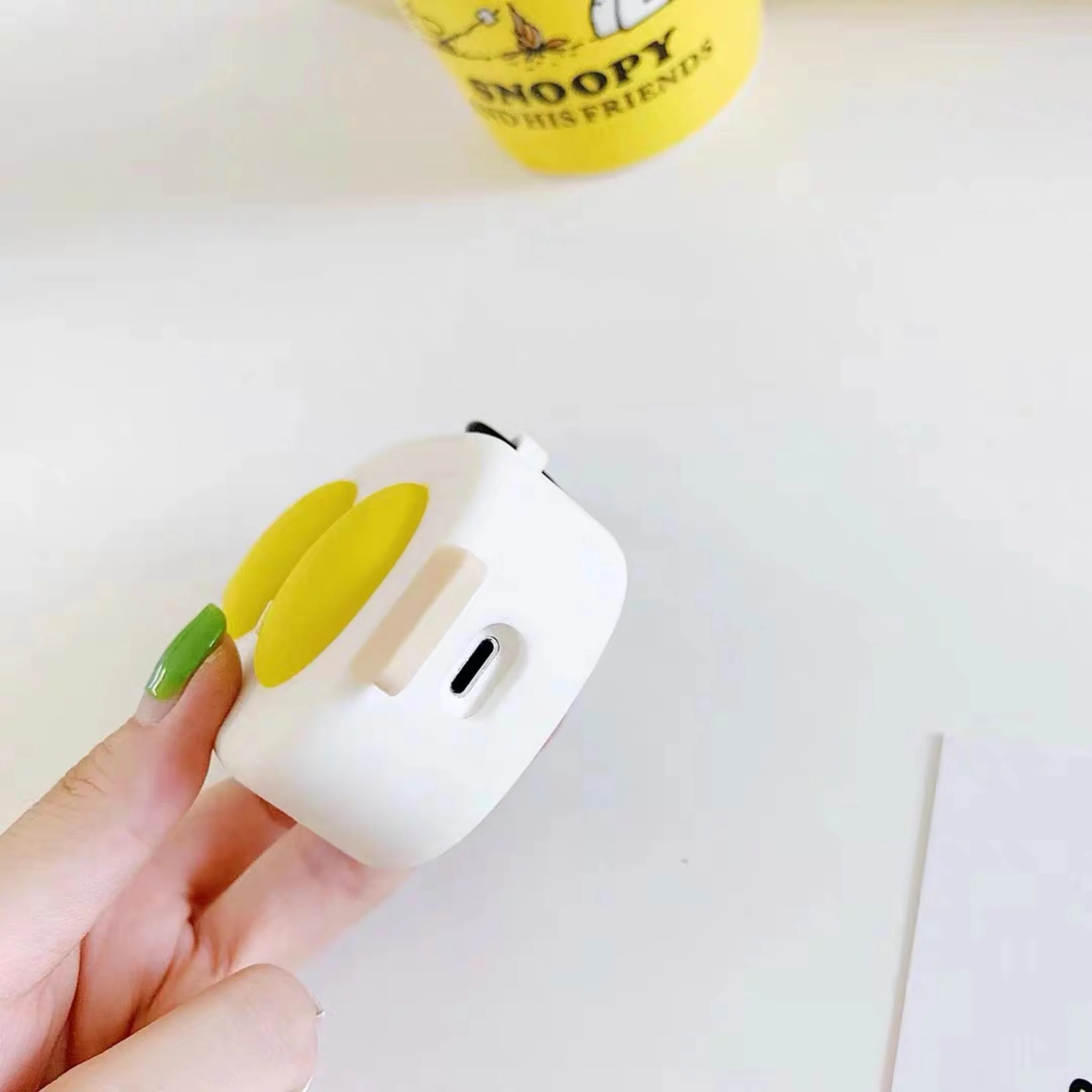 3D коробочка для мороженого чехлы наушников Apple Airpods 1/2 Силиконовая Защитная