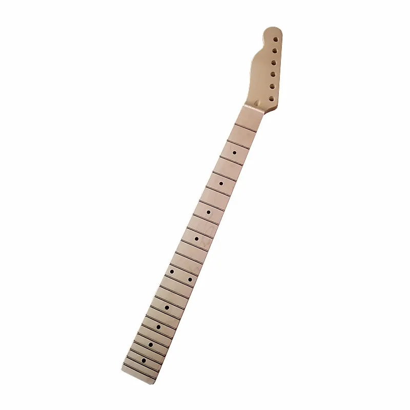 22 Frets Inlay Dots Reversed Headstok Canadian Maple Electric Guitar Neck Accessories Parts Can Be Customized