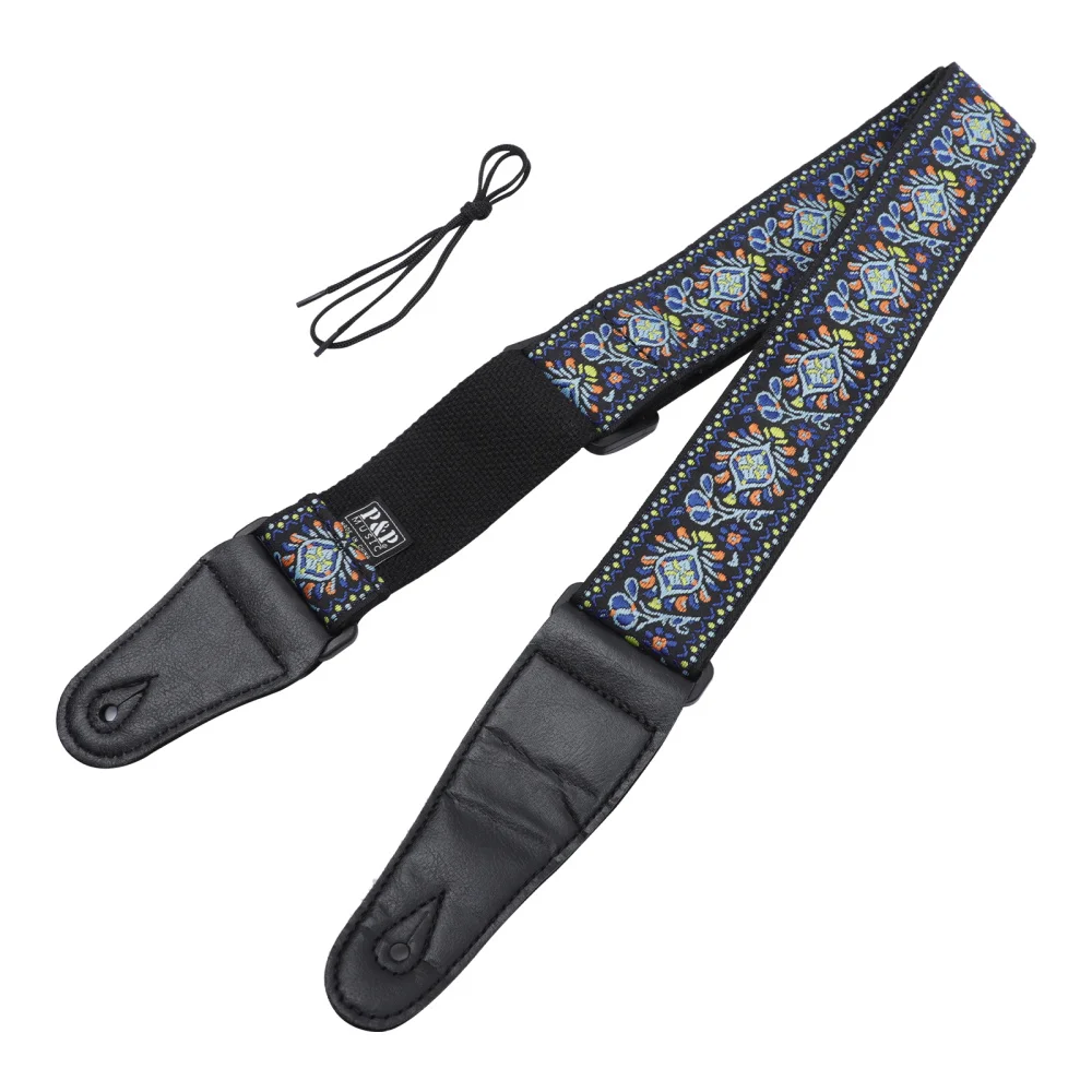 

1pc Ethnic Style Cotton Guitar Strap Breathable Guitar Strap Guitar Supply
