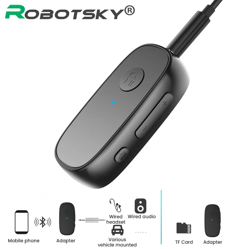Bluetooth-адаптер Aux с USB на гнездо 3 5 мм автомобильный аудио Bluetooth 0 комплект громкой
