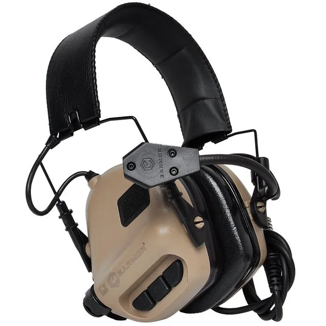 Earmor Airsoft Тактические спортивные наушники военные авиационные коммуникационные