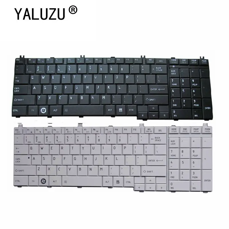 Клавиатура для ноутбука YALUZU черная английская Toshiba Satellite L750 L750D L755 L755D L770 L770D L775 L775D
