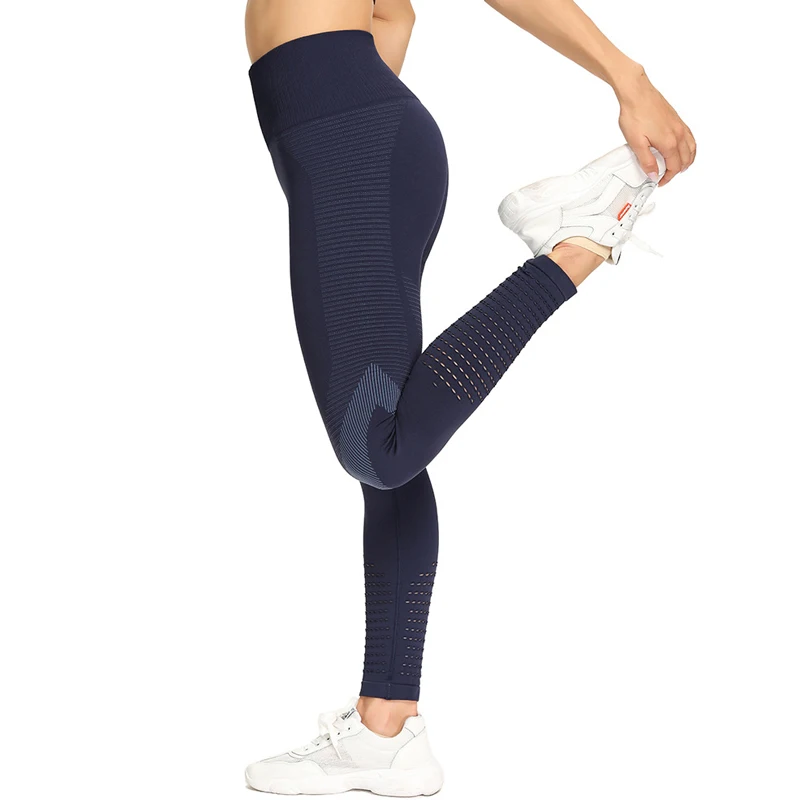 Леггинсы женские бесшовные с завышенной талией для фитнеса и йоги | Спорт