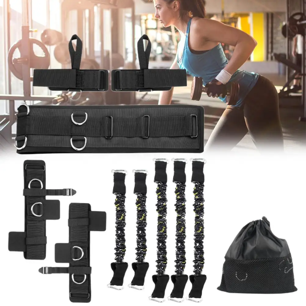 

Resistance Band Boxing Muay Training Stretching Strap Set Gym Workout Fintess Exercises Waist Leg Strength Fitness Training Belt