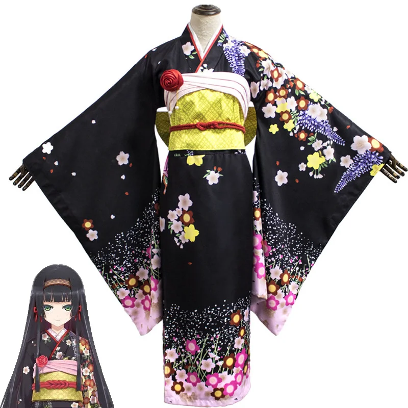 

Игра Bishoujo Mangekyou Renge женский костюм для косплея кимоно халаты одежда