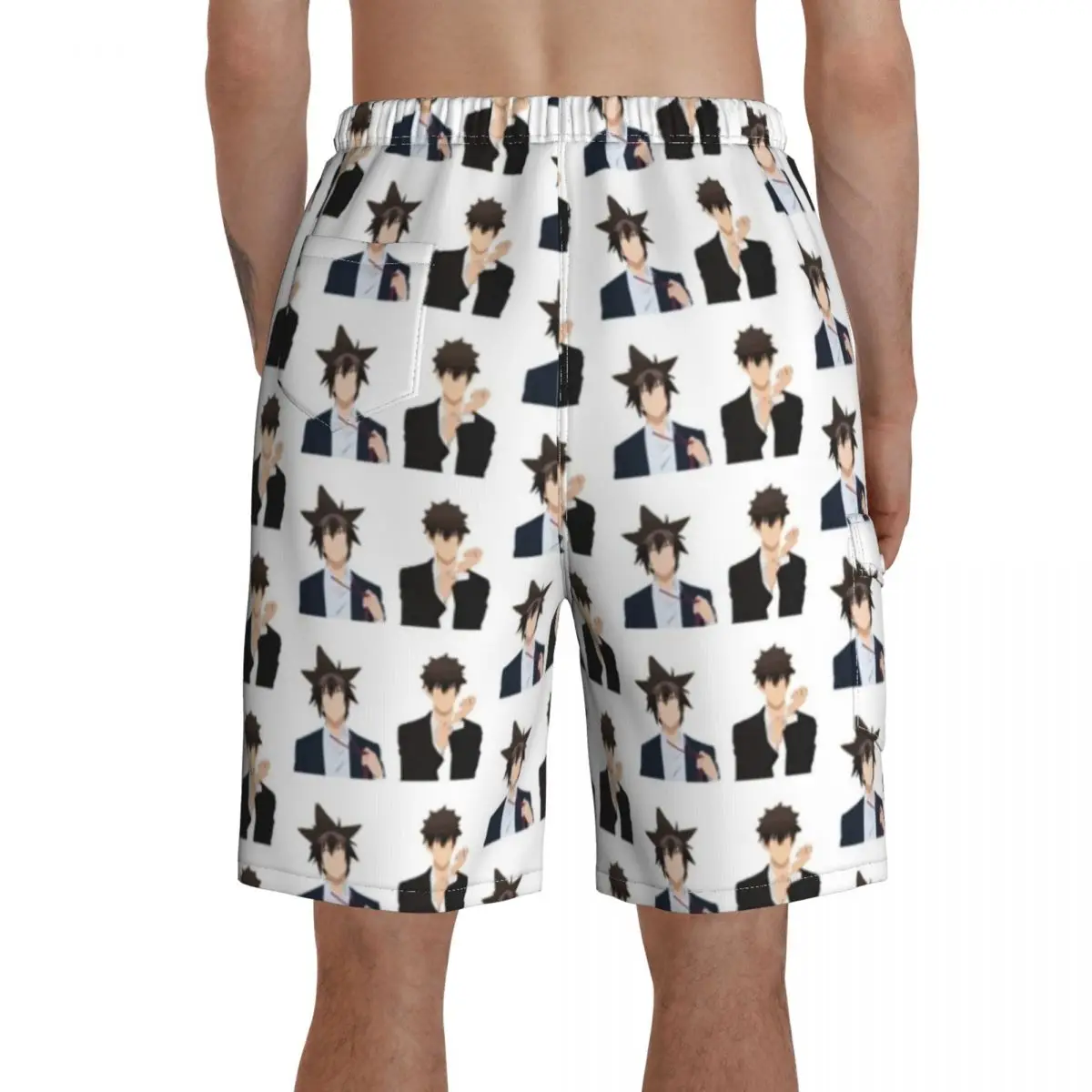 

The God Of Highschool Board Shorts Funny Bathing Swimming Trunks Polyester Men Swim Trunks