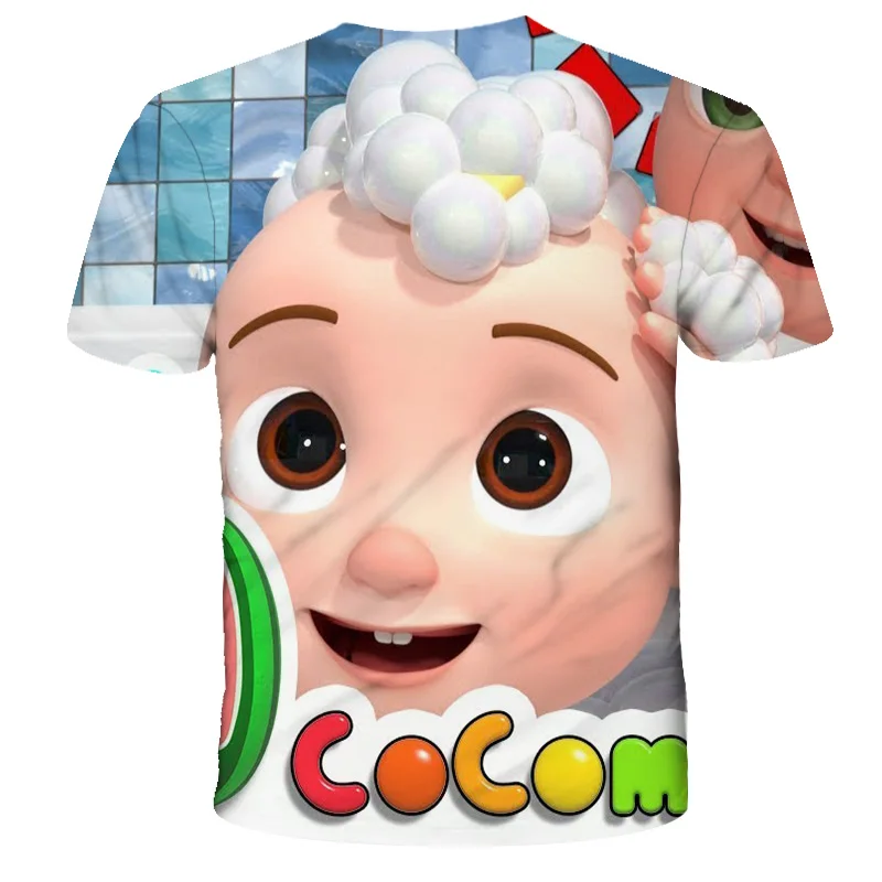 

Kids Cocomelon 3D Print T Shirts Boys Girls Toddlers Tees Tee Tops Harajuku Streetwear Summer Kids Cartoon Anime Tees