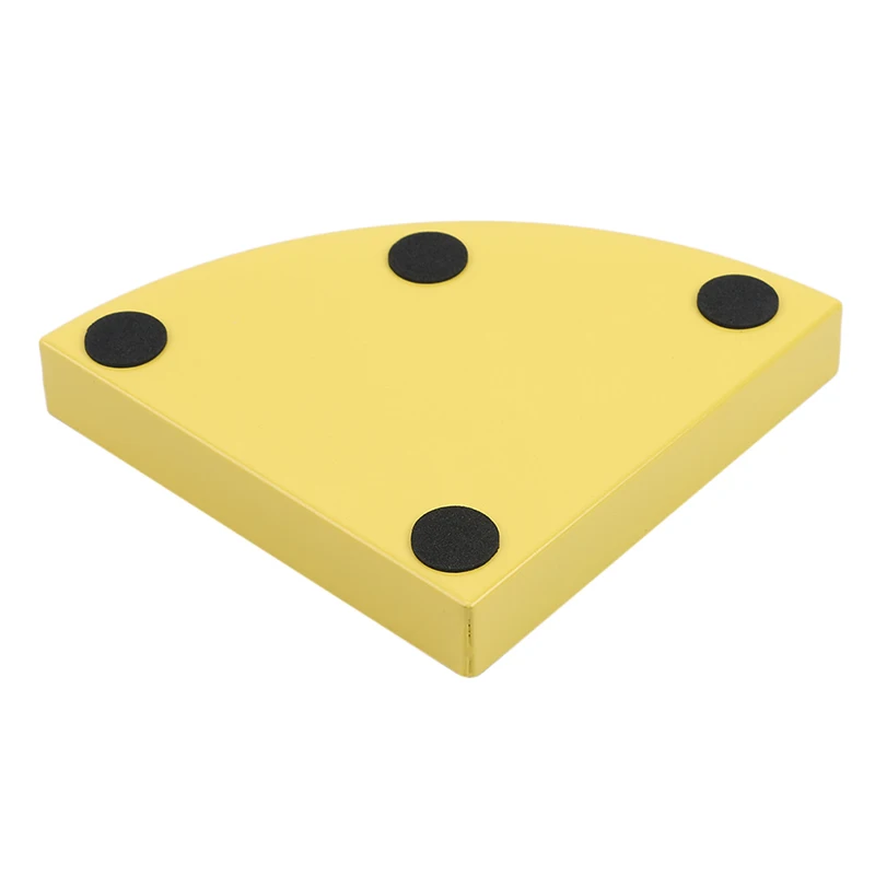 Экологичная тарелка для закусок из нержавеющей стали треугольная торта фруктов