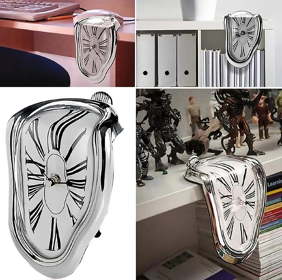 Стекающие настенные часы (в стиле Дали) | Дом и сад