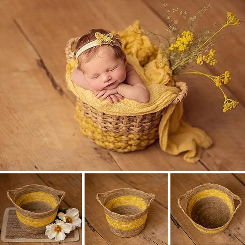 Newborn Photography Props Baby Shoot Studio Woven Accessori BasketPhoto Props Baby Newborn Photography Prop Newborn Accessori