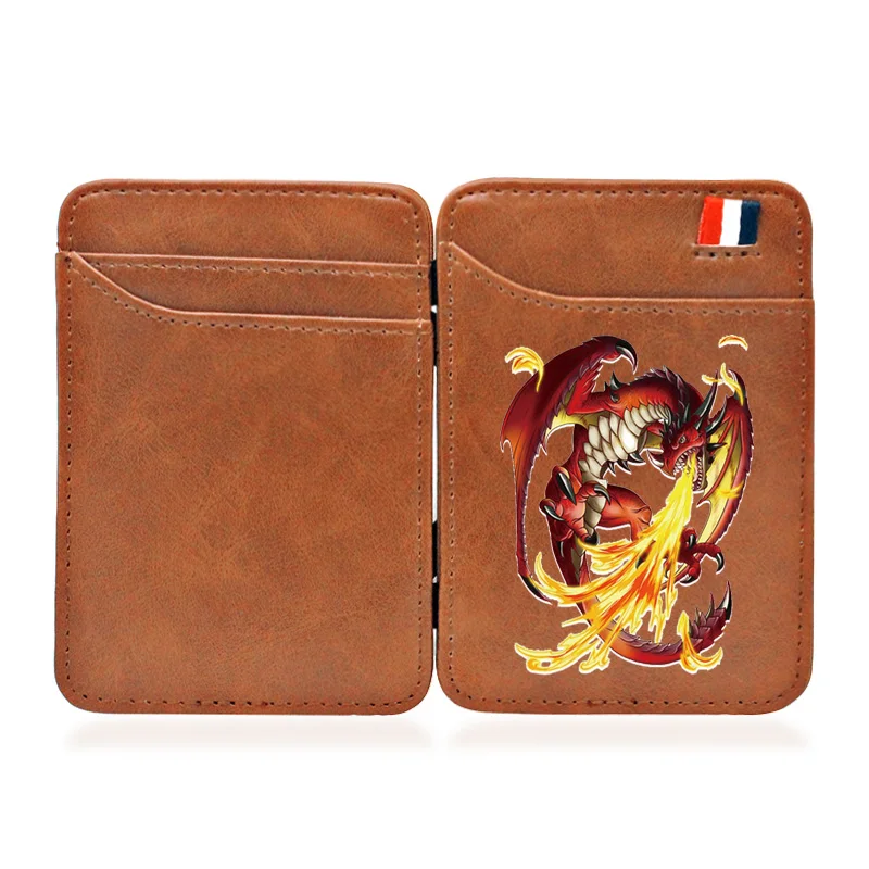 Волшебные кошельки с цифровым принтом коричневого огненного дракона