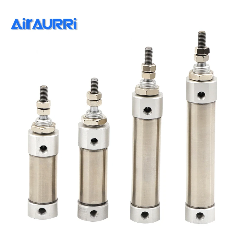 Цилиндр двойного действия CDJ2B типа Мини Пневматический одиночный стержень 10 мм 16