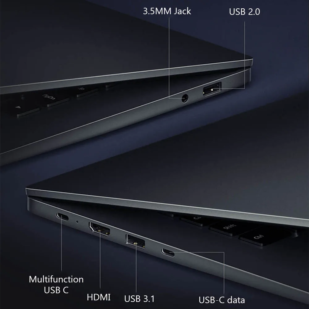 Xiaomi RedmiBook 16 Ryzen Edition Ноутбук AMD R5 4500U 8/16GB DDR4 512 ГБ 100% sRGB 1 дюймовый дисплей 1080P экран