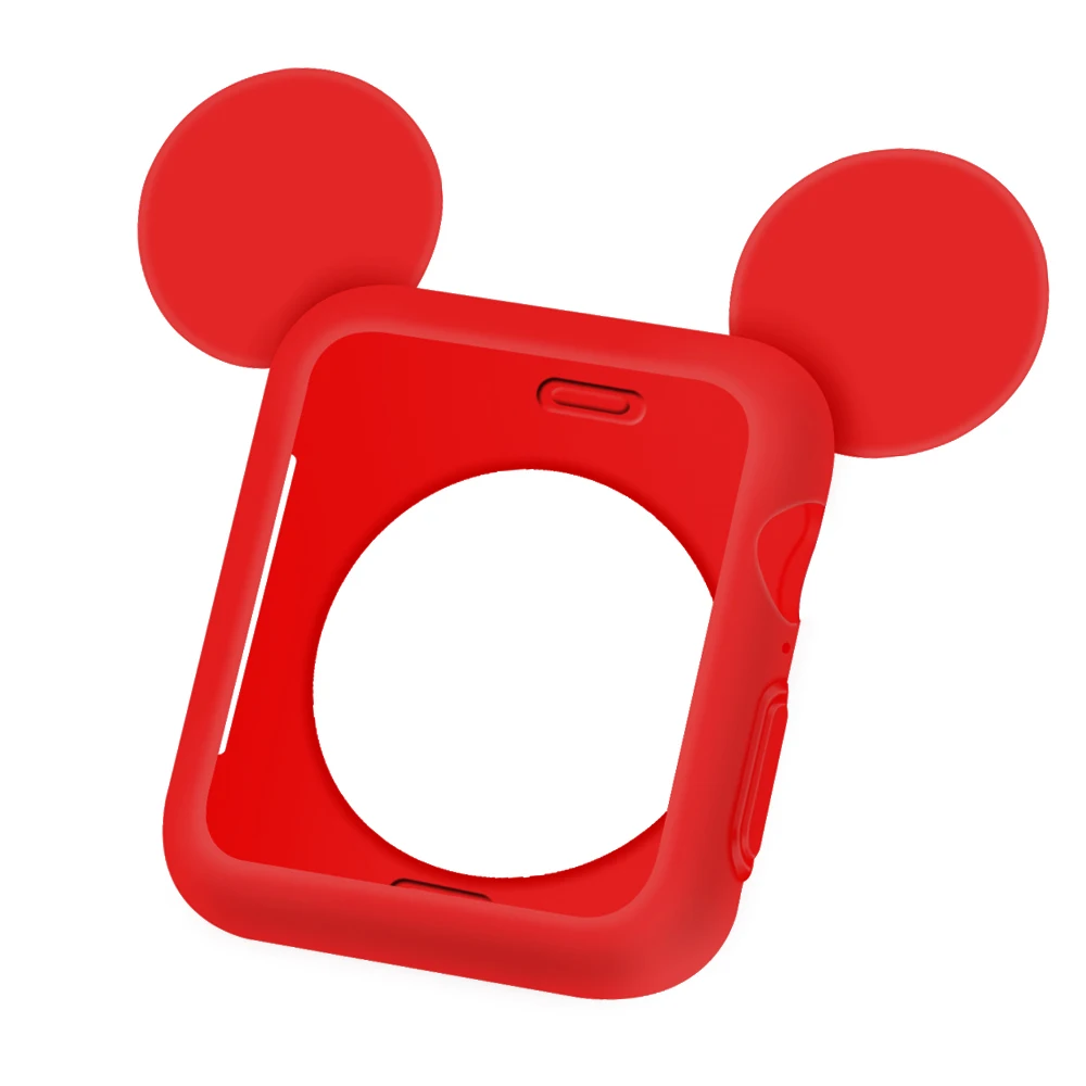 case for apple watch 4 3 2 1 5 40MM 44MM Serilabee MIc Key CUTE mouse protect Tpu cases for iwatch series 4 3/2/1/5