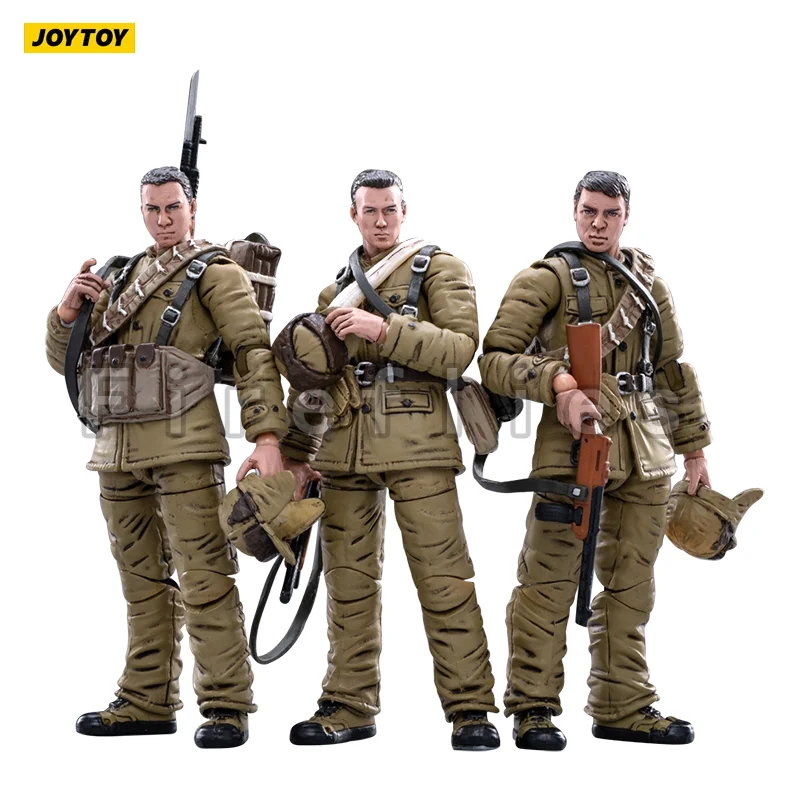

1/18 JOYTOY Action Figure(3PCS/SET) Chinese People's Volunteer Army Winter Uniform Collection Model Toy Free Shipping