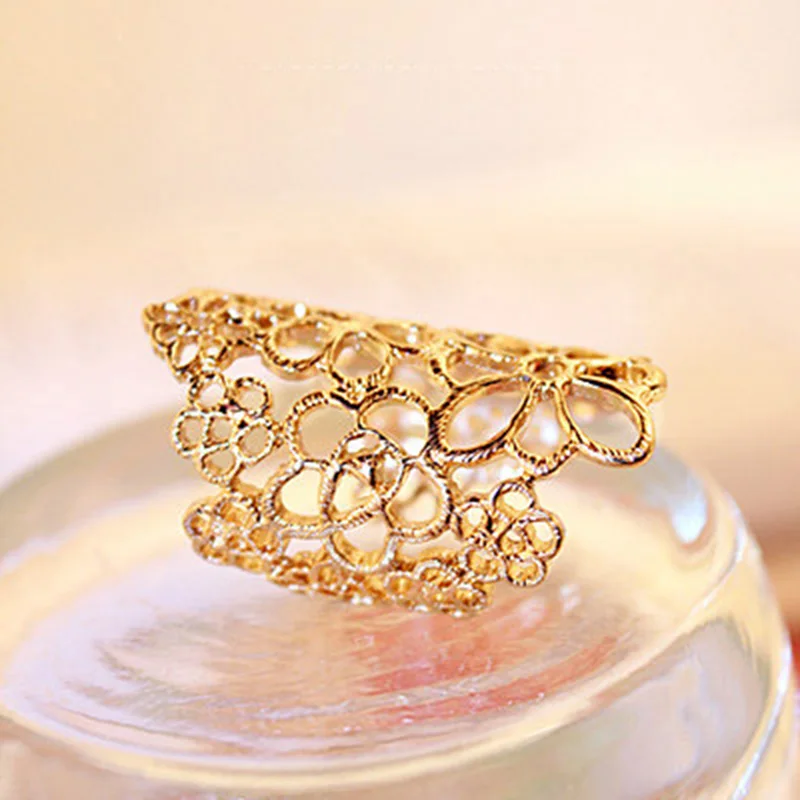 Rose Gold&Silver 100 languages I love you Projection Ring Opening Adjusting Ring Romantic Love Wedding Ring Jewelry