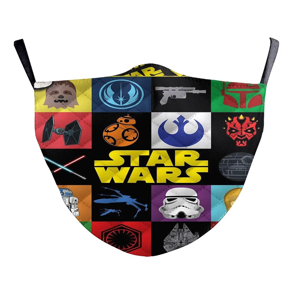 American comic book Boba Fett Miles Morales Cosplay Kids Face Mask Dustproof Adult Masks | Аксессуары для одежды