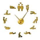 Настенные гигантские часы с черепами, большие бескаркасные настенные украшения сделай сам с изображением зомби головок, разные украшения для Хэллоуина