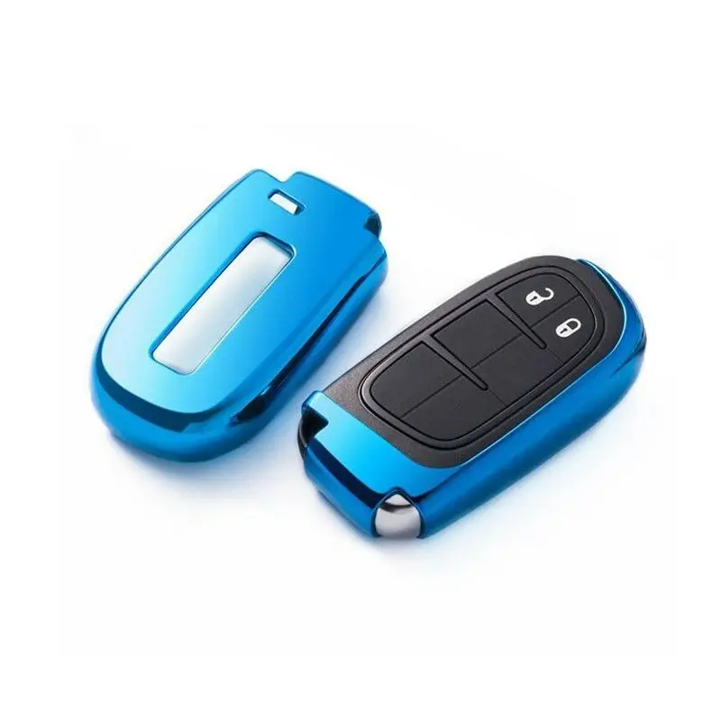 1 шт. Мягкий ТПУ Смарт брелок для дистанционного ключа чехол Jeep Chrysler Dodge|Футляр