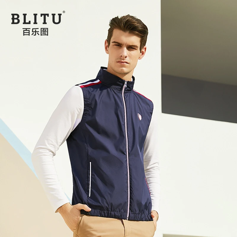 Мужская одежда для гольфа осенне-зимний спортивный жилет ветрозащитный Теплый