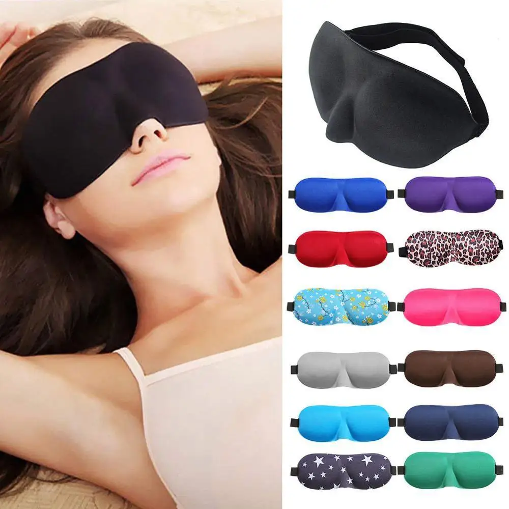 

3D Sleep Mask Natural Sleeping Eye Mask Eyeshade Cover Shade Eye Patch Women Men Soft Portable Blindfold Travel Eyepatch