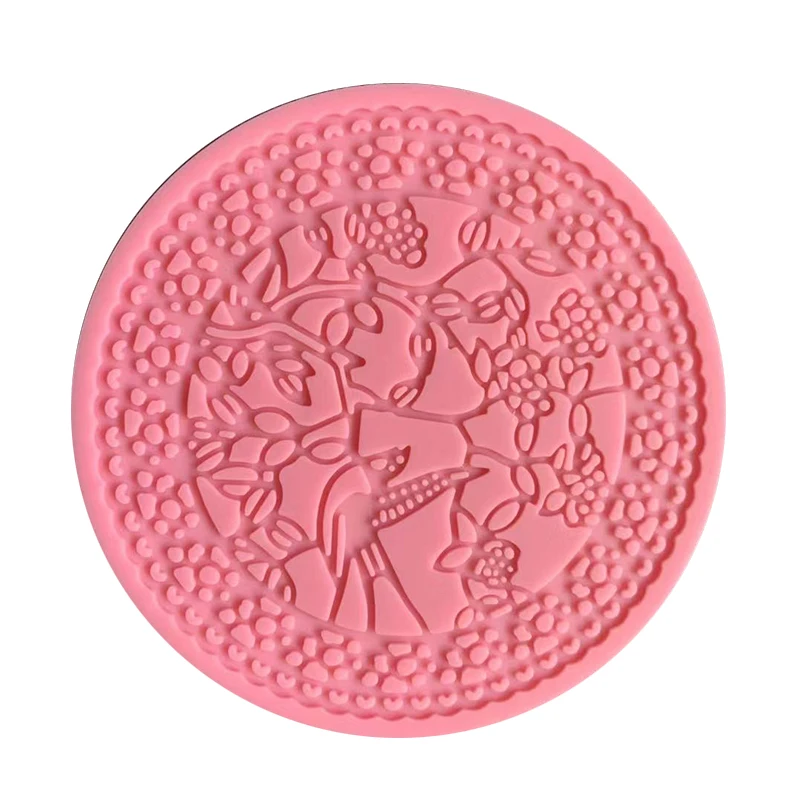 Форма цветка силиконовый кружевной коврик 3D помадка форма торт украшение