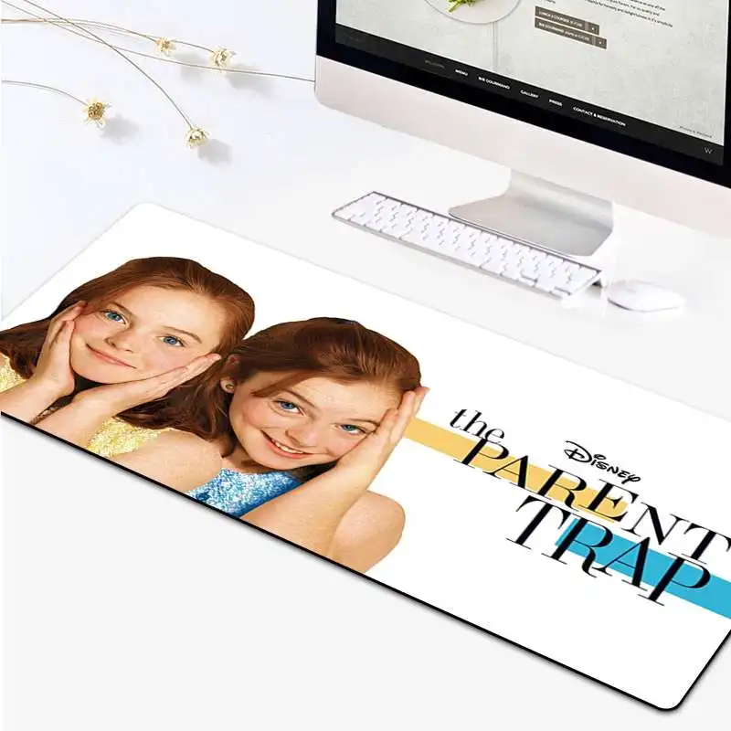 

Disney The Parent Trap Durable Rubber Mouse Mat Pad Size for Office Long Table Mat Kawaii Desk for Teen Girls for Bedroom
