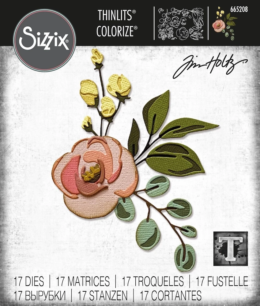 

Hot Selling Bloom Colorize Thinlits Metal Die Cuts Diy Scrapbooking Diary Manual Photo Album Decoration Embossing Molds 2021 New