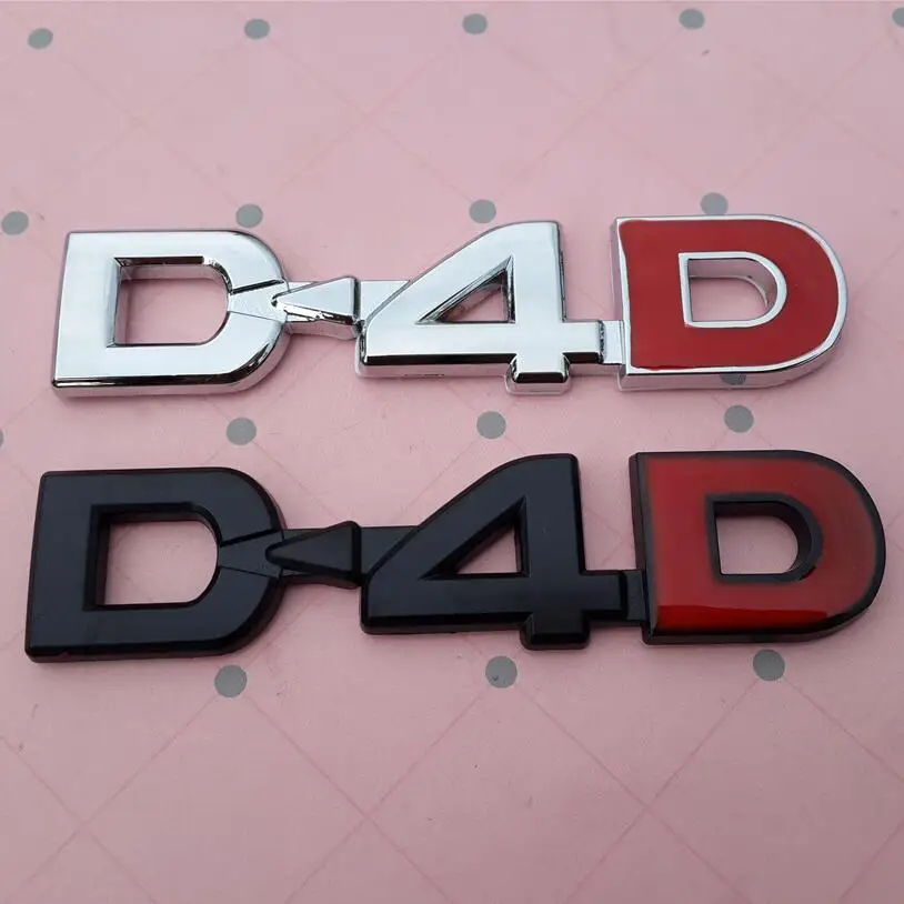 1 шт. 3D металлический D4D заднего бампера магистрали Письмо Эмблема Стикеры