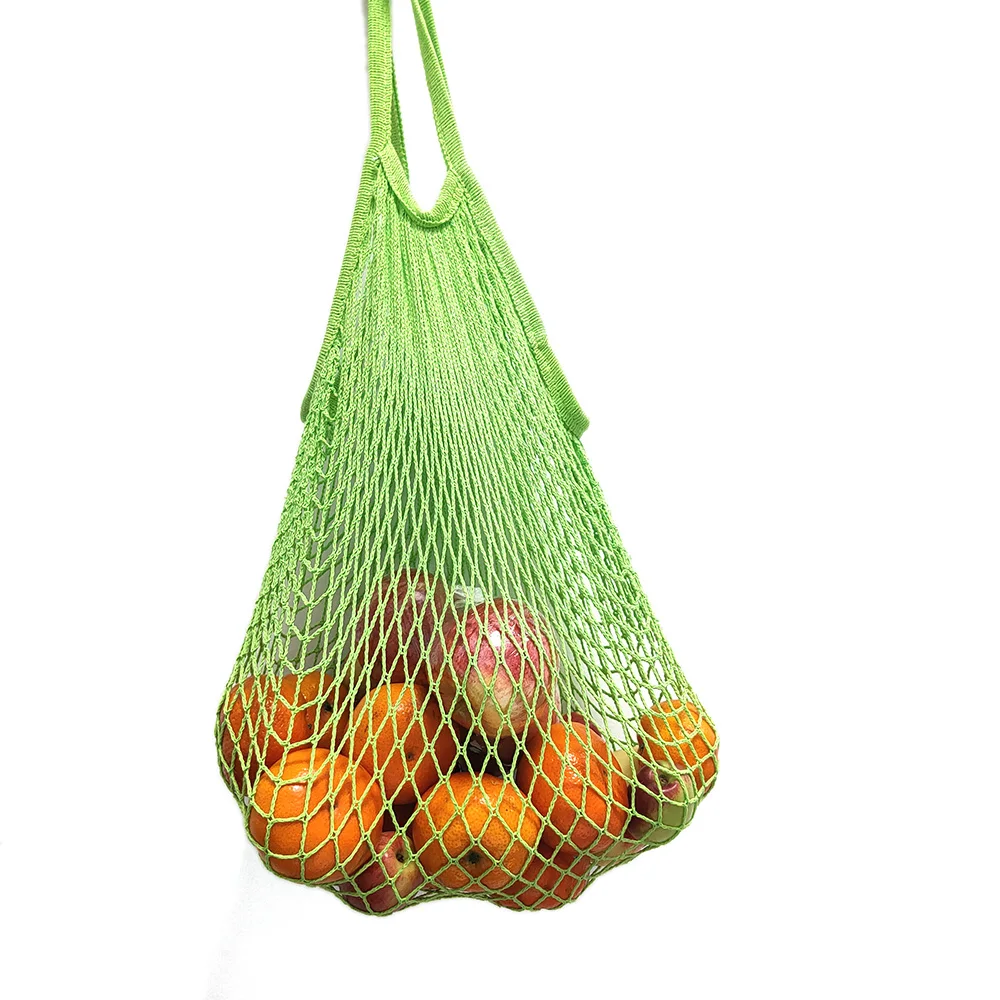 

Reusable Shopping Mesh Bag Cotton Sling Bag Portable String Net Bags Grocery Shopper Tote Handbag Cotton Frabic Bag for Storage