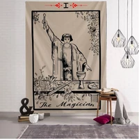 tarot tapestry wall hanging astrology divination wall cloth bohemian art wall home decor tapestry