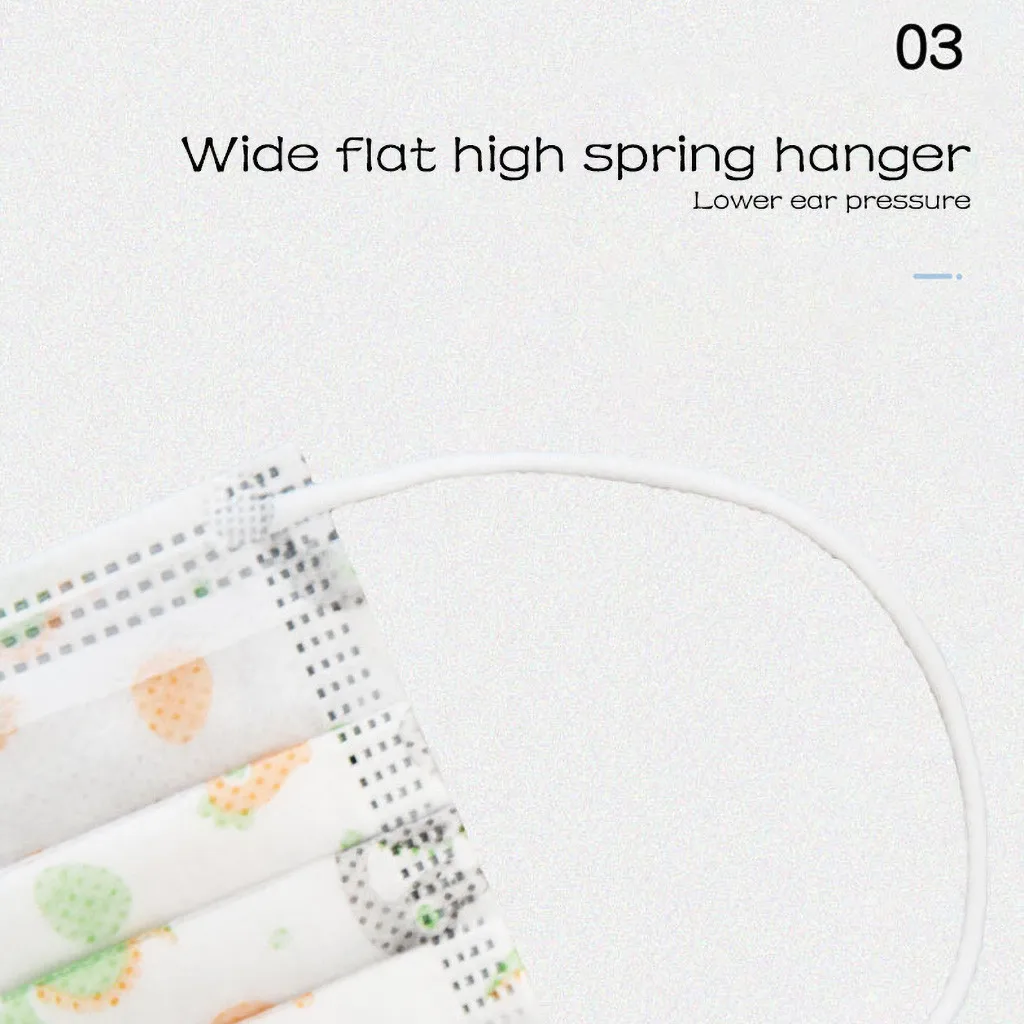 

Kids Children's Mask Disposable Face Mask Industrial 3Ply Ear Loop10PC Mask Facemask Anti Dust Windproof Face Masks Mascarilla