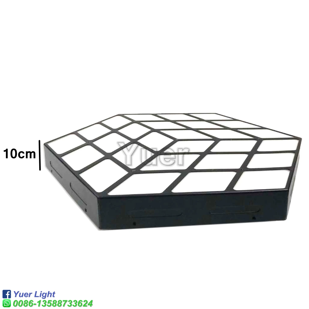 Goedkoop 3D Night Lamp Led Magic Cube Effect Flat Panel Muur Light Party Dj Slaapkamer Decor Nachtlampje Holiday Festival Decoratie Verlichting