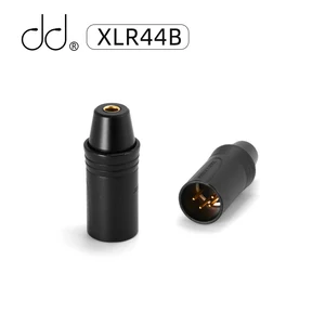 dd ddhifi xlr44b xlr 4pin to 4 4mm balanced adapter adapt xlr traditional desktop devices to 4 4mm audio devices or earphones free global shipping