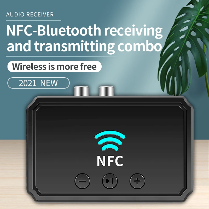Bluetooth-приемник 5 0 FM-передатчик стерео AUX разъем 3 мм RCA оптический беспроводной