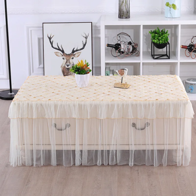 Тюлевая юбка-пачка для стола кружевные тюлевые скатерти и салфетки свадебного