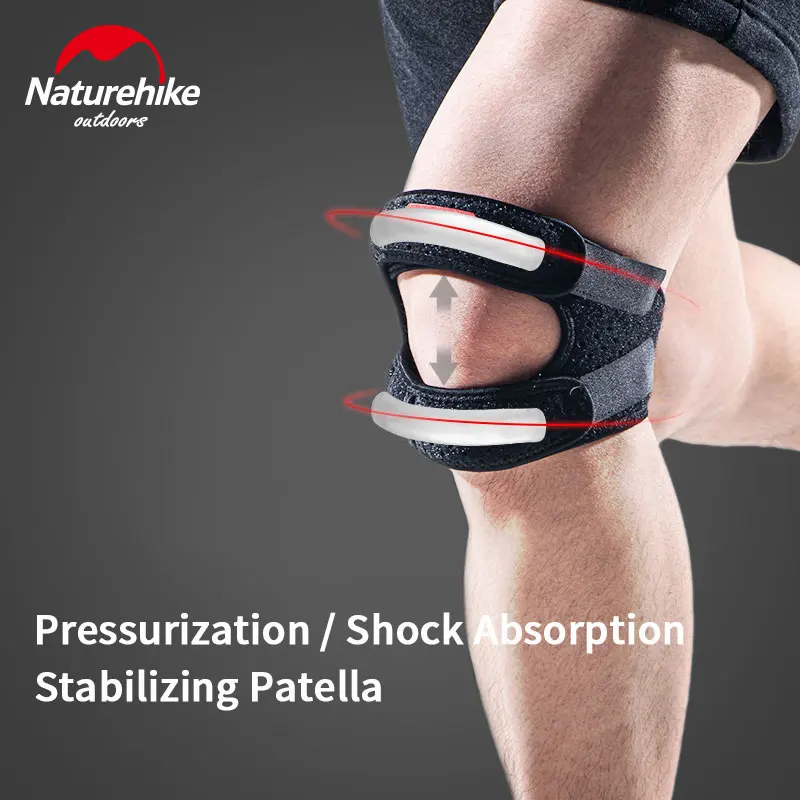 

Naturehike New Adjustable Knee Pads Comfortable Breathable Sports Training Elastic Knee Support Brace Protector For Running