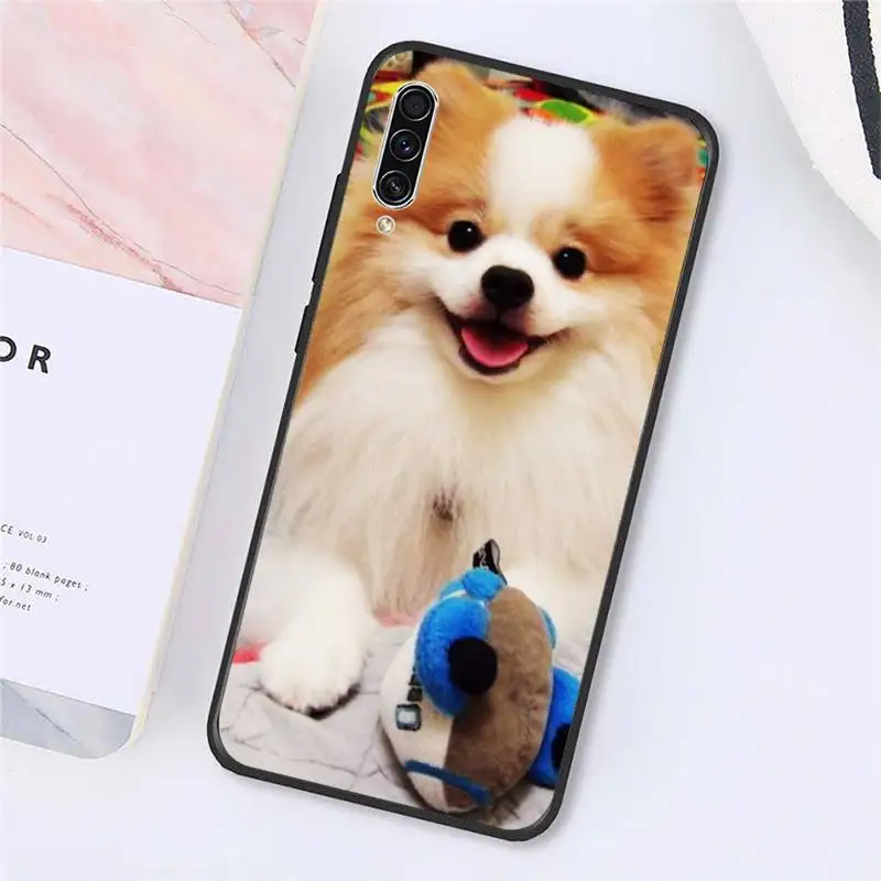 

Pomeranian dogs cute dog Phone Case For Samsung galaxy A S note 10 7 8 9 20 30 31 40 50 51 70 71 21 s ultra plus