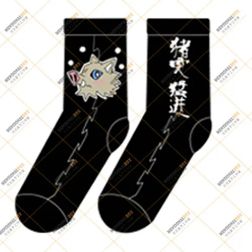 Аниме демон убийца: Kimetsu no Yaiba Kamado Tanjirou Tomioka Giyuu носки весна осень чулок хлопковые чулки Косплей Костюм - Цвет: C