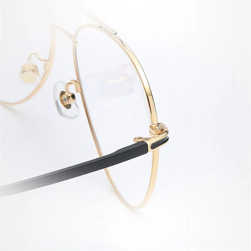 Zerosun авиационные очки оправа для мужчин и женщин негабаритные винтажные мужские